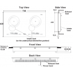 RASONIC 樂信 RIC-SNG228 2800W 雙頭電磁爐 (2級能源標籤)